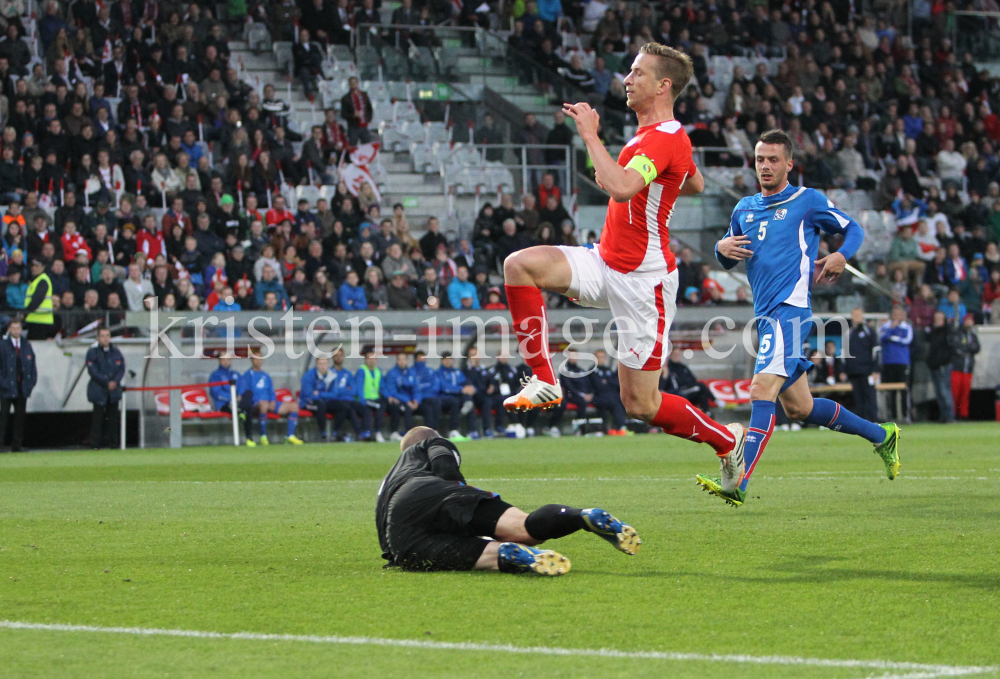 Fußball / Länderspiel Österreich - Island 1:1 by kristen-images.com