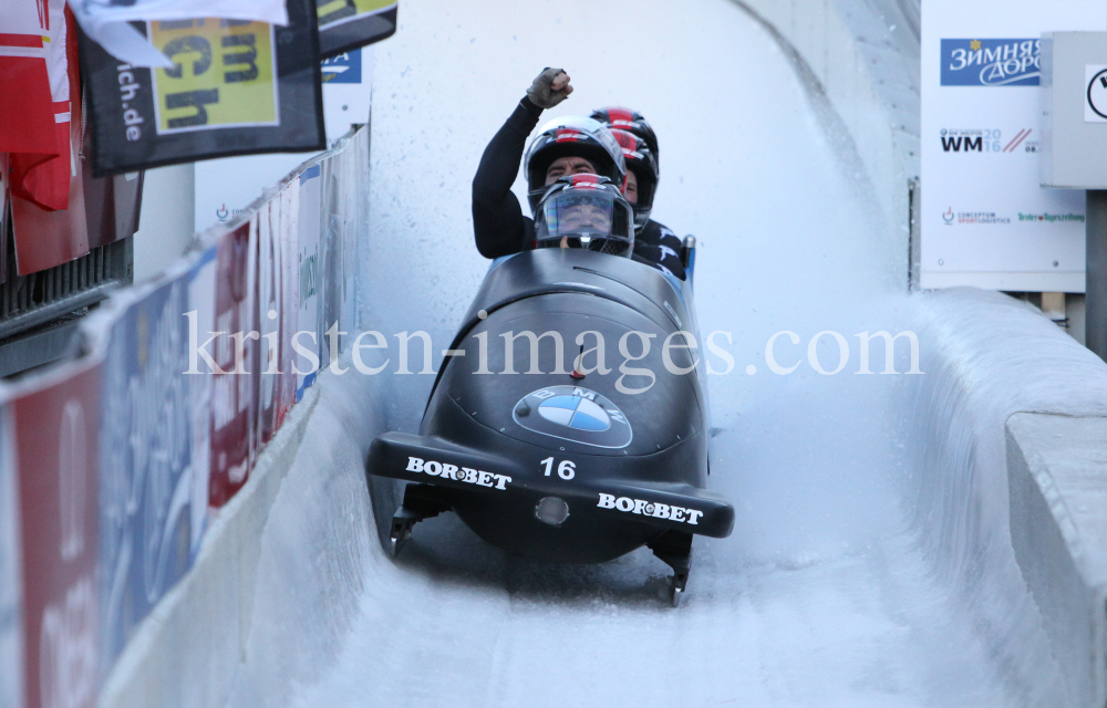 Bob & Skeleton WM 2016 / Innsbruck-Igls by kristen-images.com