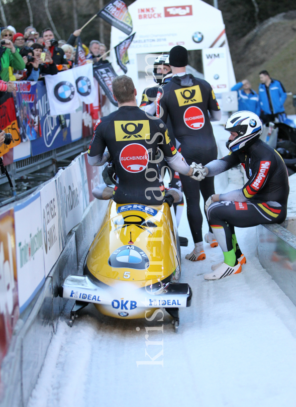 Bob & Skeleton WM 2016 / Innsbruck-Igls by kristen-images.com