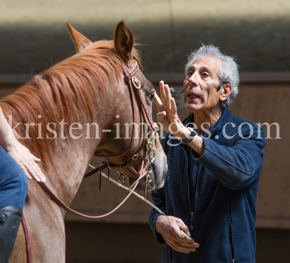 klassische Dressur mit Monolo Mendez / Aldrans, Tirol by kristen-images.com