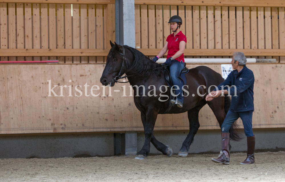 klassische Dressur mit Monolo Mendez / Aldrans, Tirol by kristen-images.com