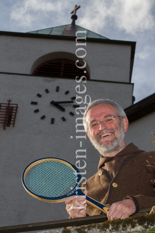 Tennis / Karmelit Prior Pater Josef Nagiller by kristen-images.com