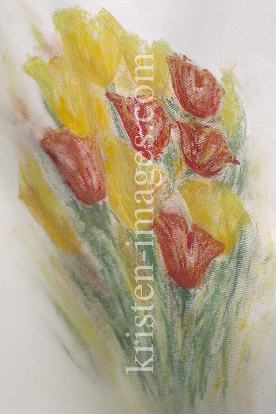 Tulpen - Pastellmalerei by kristen-images.com