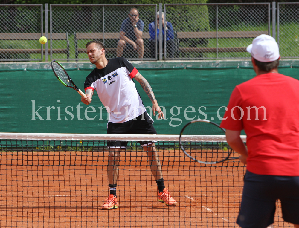 Beat Feuz - Andreas Haider-Maurer / Tennis / Training by kristen-images.com