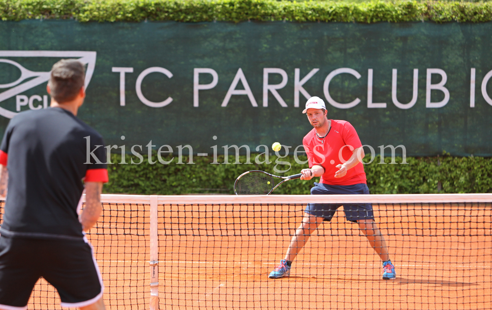 Beat Feuz - Andreas Haider-Maurer / Tennis / Training by kristen-images.com