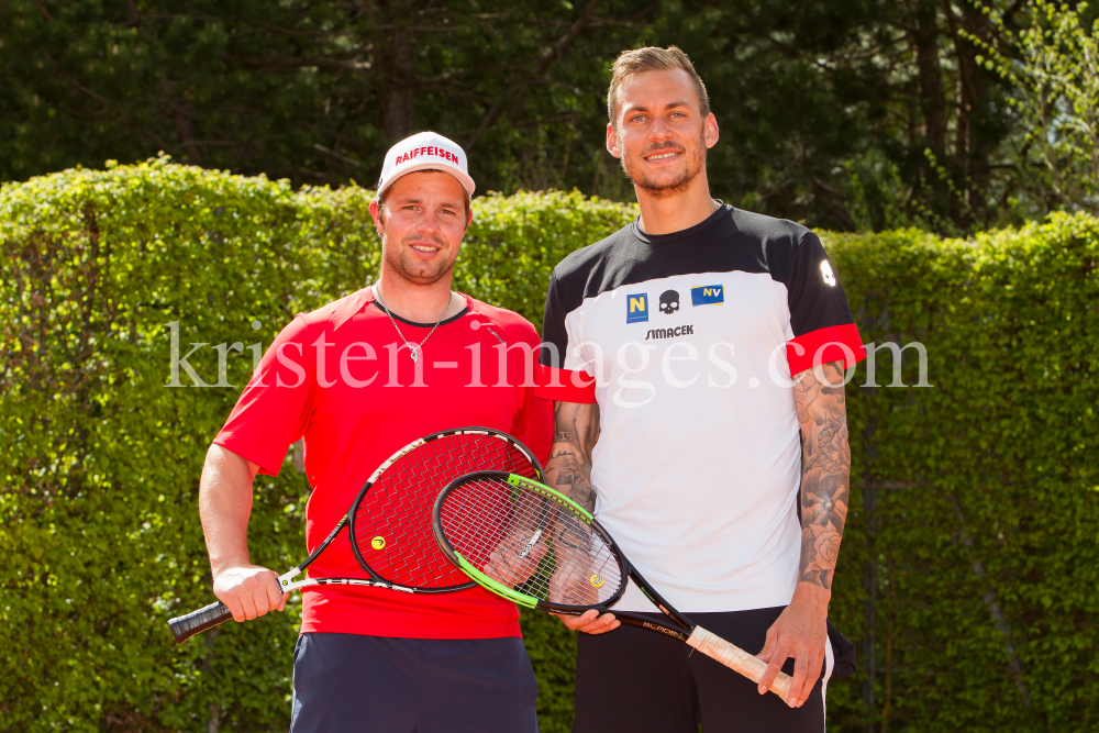 Beat Feuz - Andreas Haider-Maurer / Tennis / Training by kristen-images.com