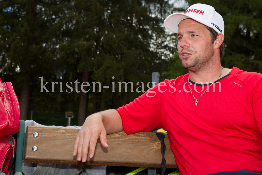 Beat Feuz - Andreas Haider-Maurer / Tennis / Training by kristen-images.com