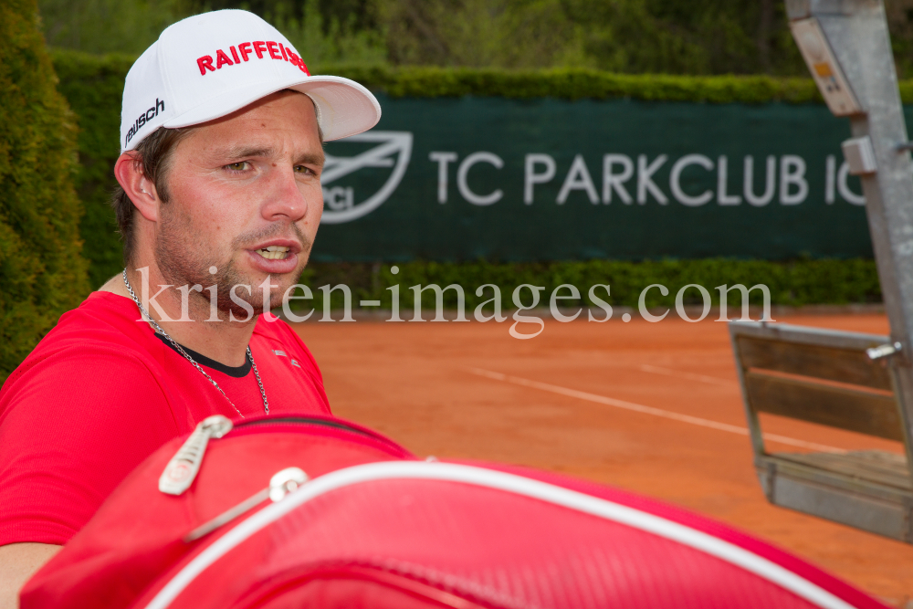 Beat Feuz - Andreas Haider-Maurer / Tennis / Training by kristen-images.com