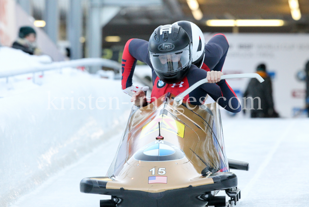 2er Bob Weltcup WC Frauen 2018/19 / Innsbruck-Igls by kristen-images.com