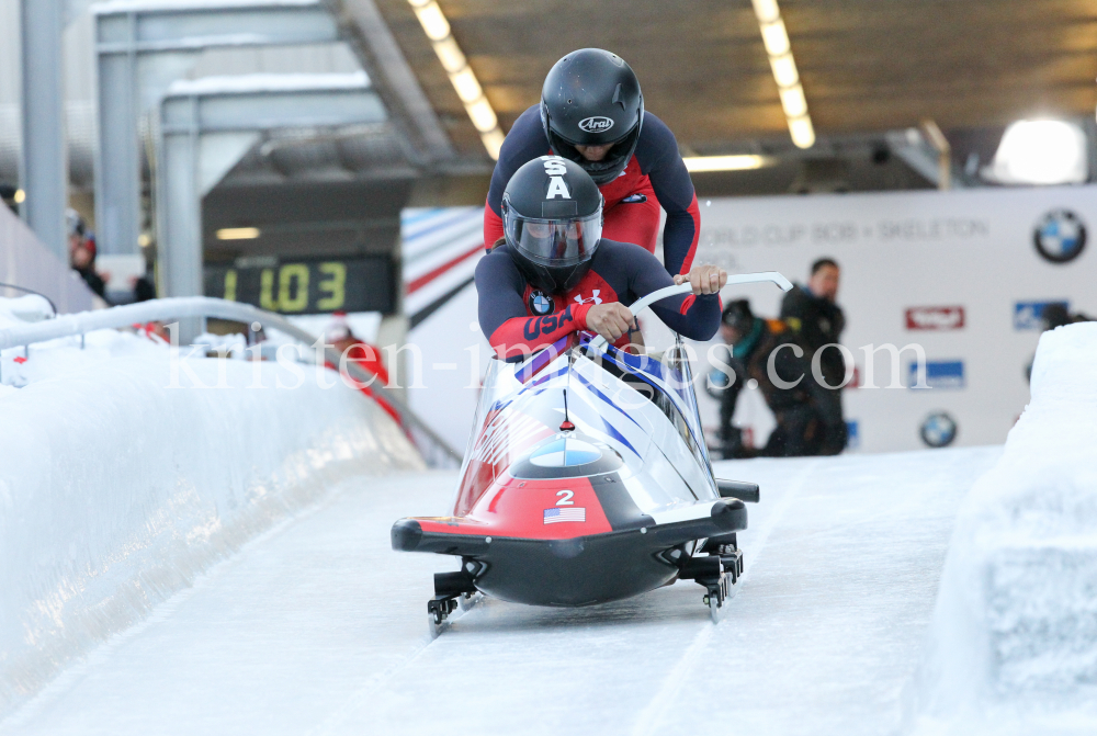 2er Bob Weltcup WC Frauen 2018/19 / Innsbruck-Igls by kristen-images.com