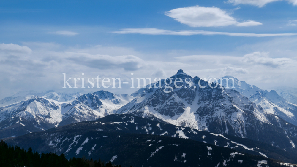 Blick vom Patscherkofel zur Serles, Tirol, Austria by kristen-images.com