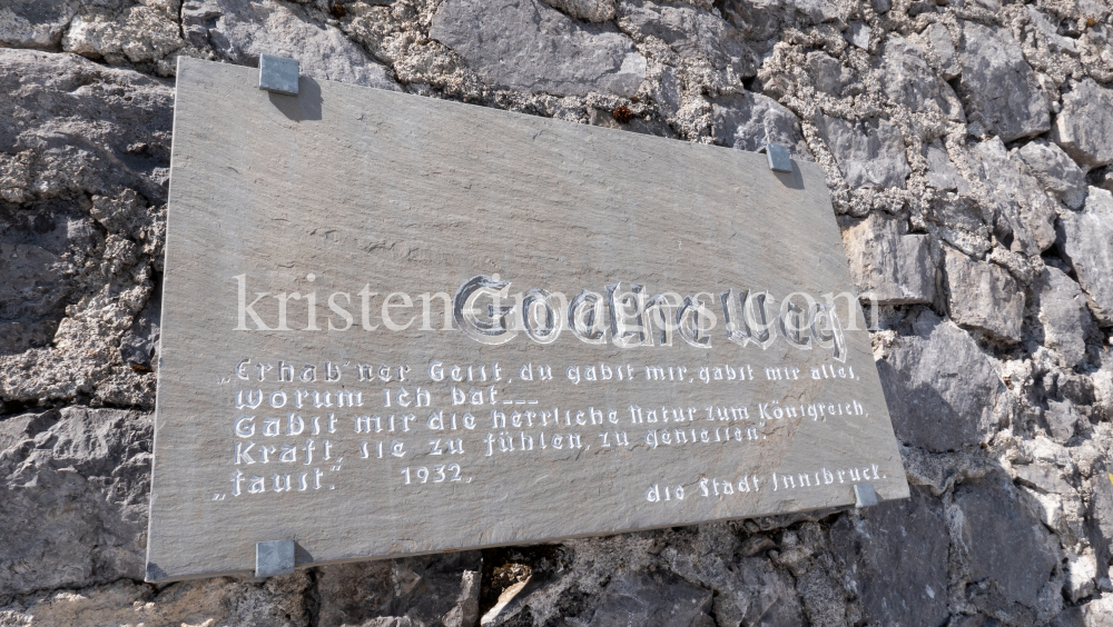 Goethe Weg, Nordkette, Innsbruck, Tirol, Austria by kristen-images.com