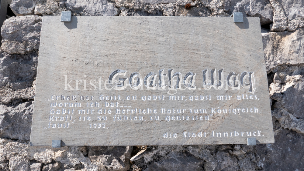 Goethe Weg, Nordkette, Innsbruck, Tirol, Austria by kristen-images.com