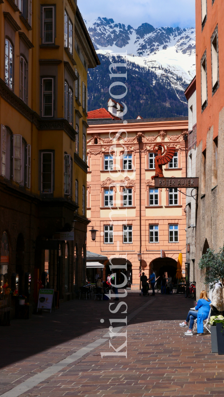 Altstadt von Innsbruck mit Palais Claudiana, Tirol, Austria by kristen-images.com