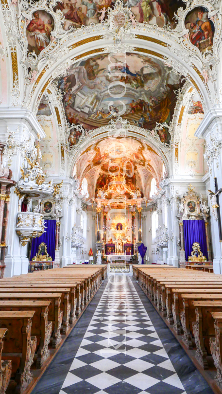 Wiltener Basilika, Innsbruck, Tirol, Austria by kristen-images.com