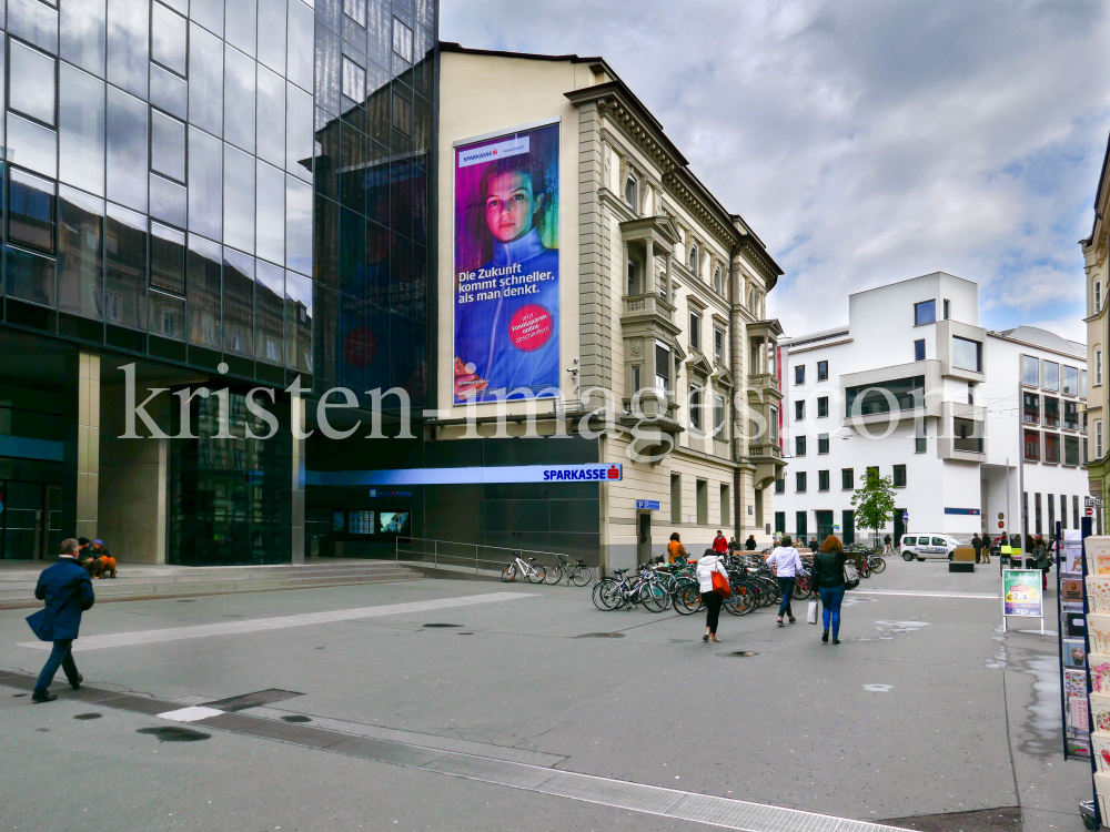 Sparkassenplatz Innsbruck, Sparkasse, BTV by kristen-images.com