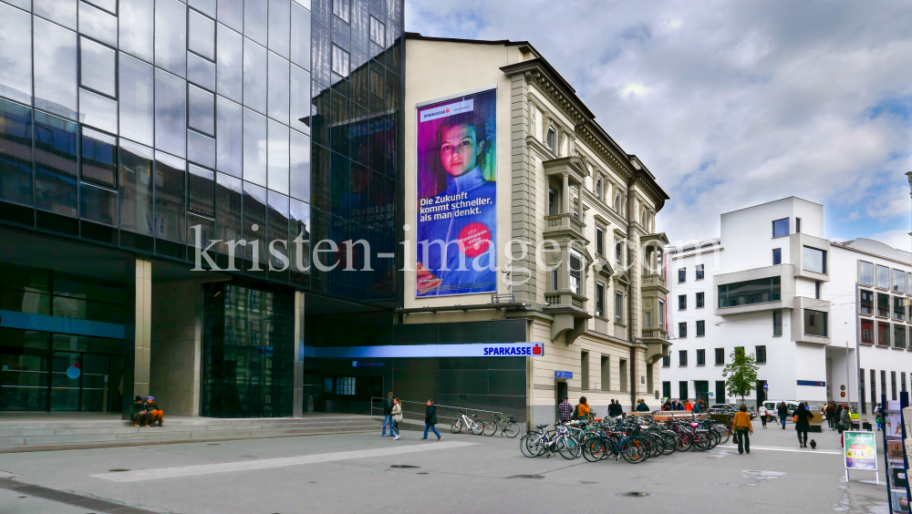 Sparkassenplatz Innsbruck, Sparkasse, BTV by kristen-images.com