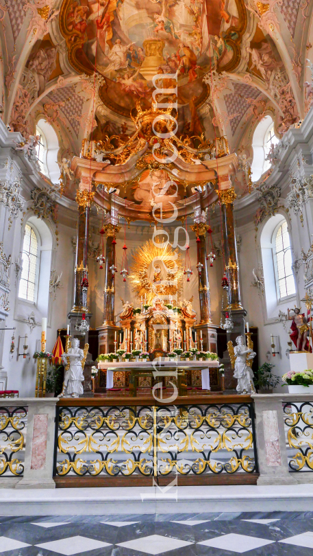 Wiltener Basilika, Innsbruck, Tirol, Austria by kristen-images.com