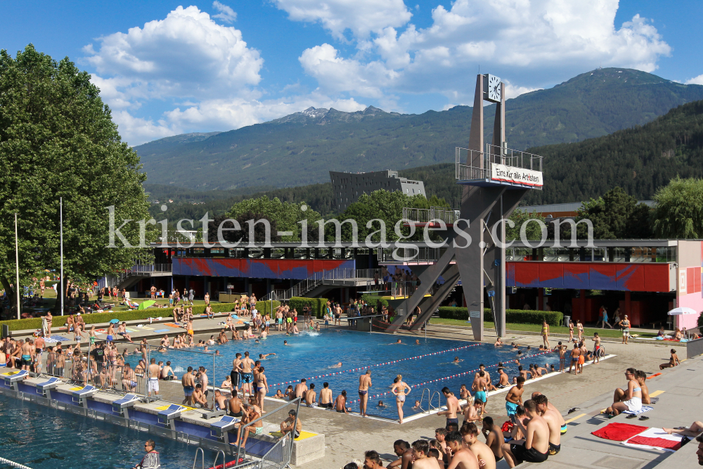 Freibad Tivoli, Innsbruck, Tirol, Austria by kristen-images.com