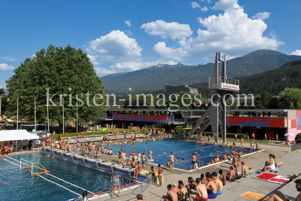 Freibad Tivoli, Innsbruck, Tirol, Austria by kristen-images.com