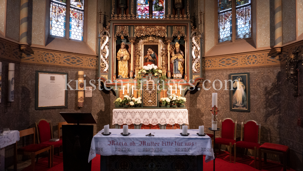 Wallfahrtskirche Maria Locherboden, Mötz, Mieminger Plateau, Tirol by kristen-images.com