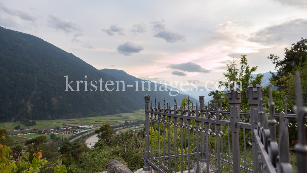 Zaun um die Wallfahrtskirche Maria Locherboden, Mötz, Mieminger Plateau by kristen-images.com