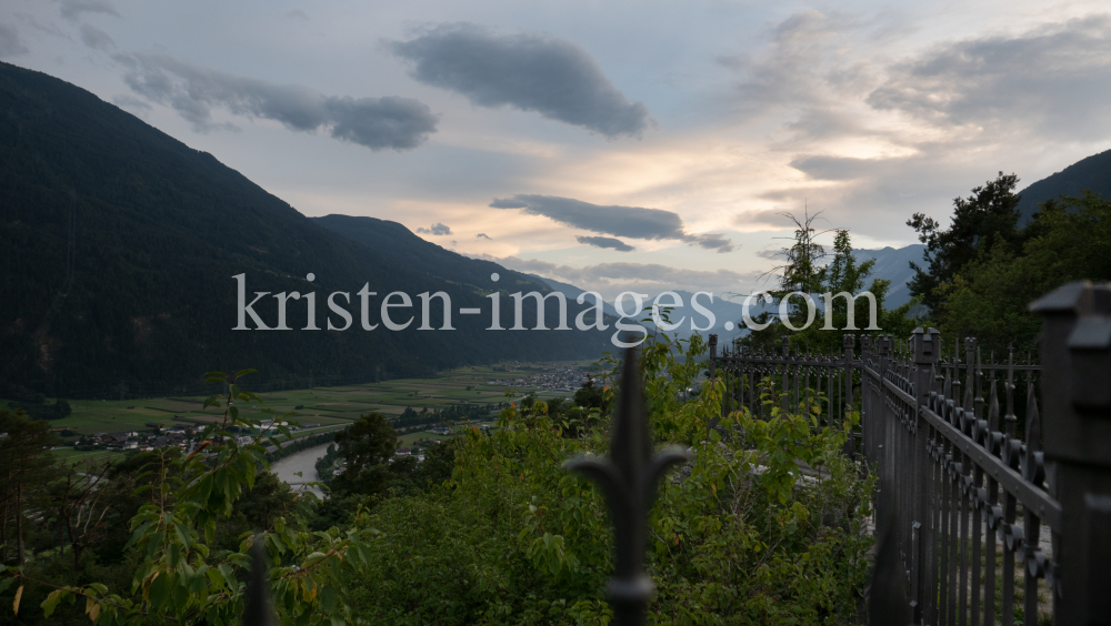 Zaun um die Wallfahrtskirche Maria Locherboden, Mötz, Mieminger Plateau by kristen-images.com