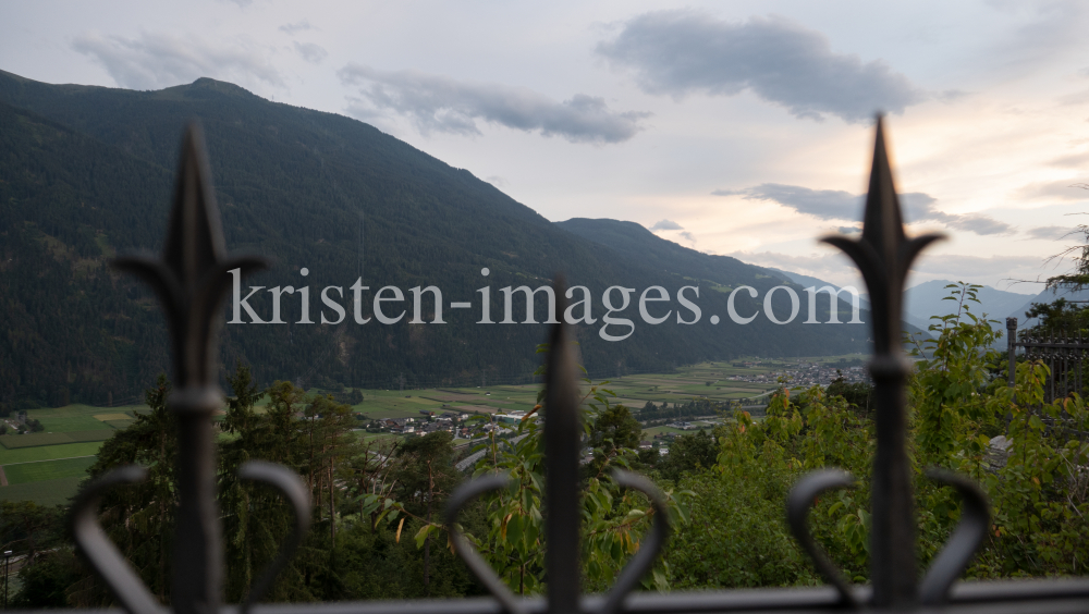 Zaun um die Wallfahrtskirche Maria Locherboden, Mötz, Mieminger Plateau by kristen-images.com