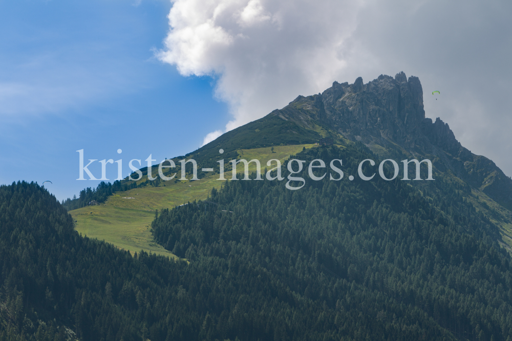 Skipiste am Elfer / Neustift im Stubaital, Tirol, Austria by kristen-images.com