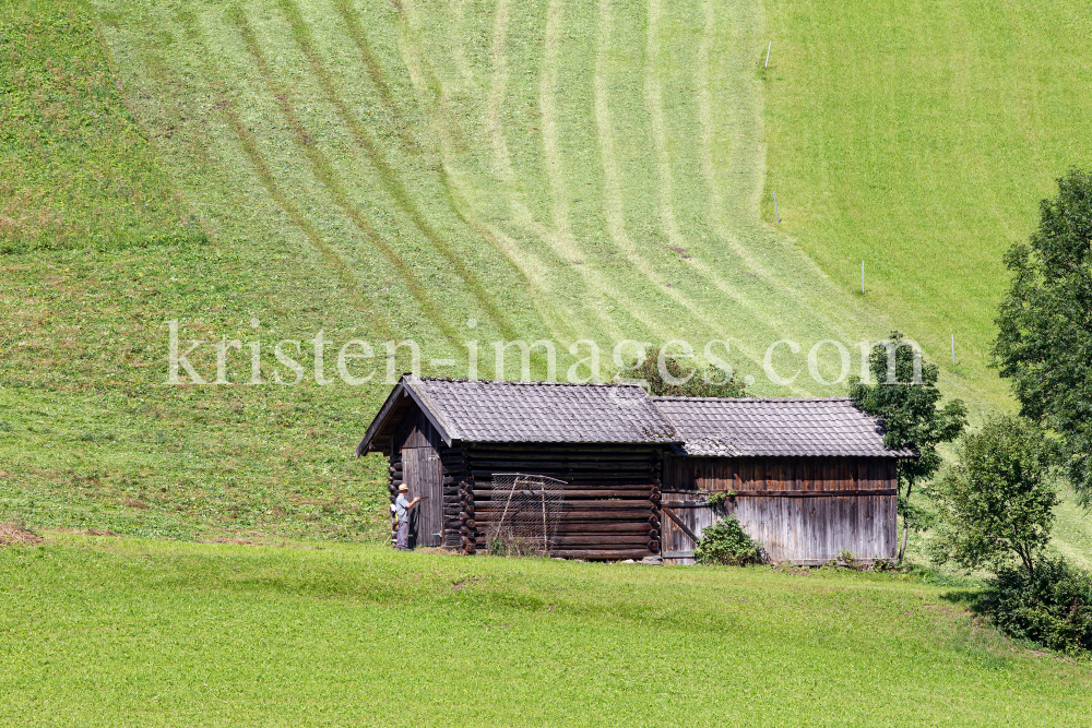 Heustadel im Stubaital, Tirol, Austria by kristen-images.com