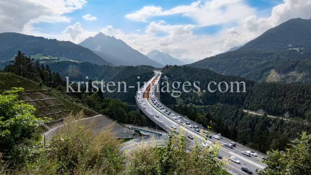 Europabrücke, Tirol, Austria / Brennerautobahn A13 by kristen-images.com
