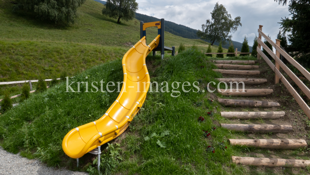 Rutsche, Spielplatz / Patsch, Tirol, Austria by kristen-images.com