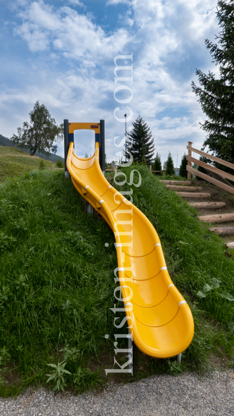 Rutsche, Spielplatz / Patsch, Tirol, Austria by kristen-images.com