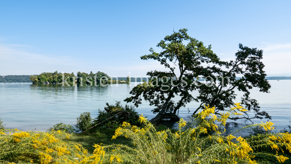 Starnberger See, Roseninsel, Bayern, Deutschland by kristen-images.com