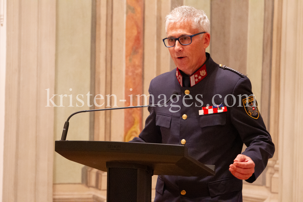 Erwin Vögele - Pressesprecher und Veranstaltungsmanagement Landespolizei Tirol by kristen-images.com