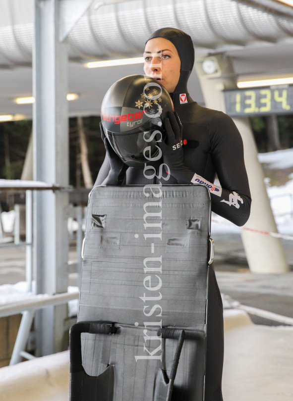 Janine Flock (AUT) / Skeleton / Bobbahn Innsbruck-Igls by kristen-images.com