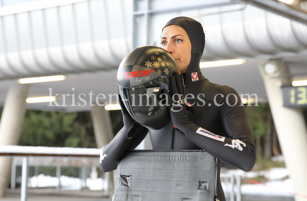 Janine Flock (AUT) / Skeleton / Bobbahn Innsbruck-Igls by kristen-images.com