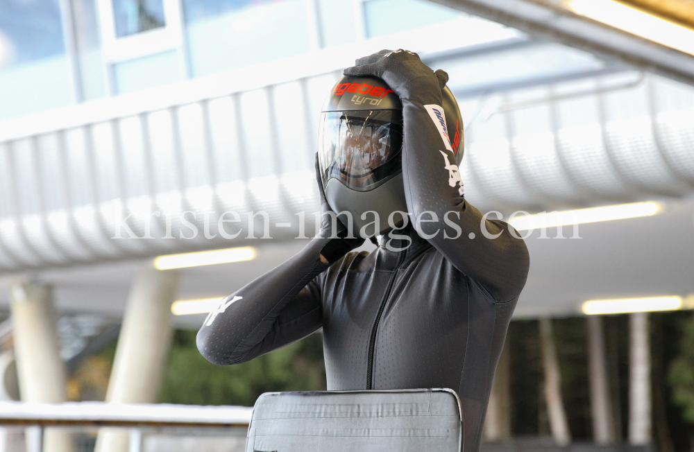 Janine Flock (AUT) / Skeleton / Bobbahn Innsbruck-Igls by kristen-images.com