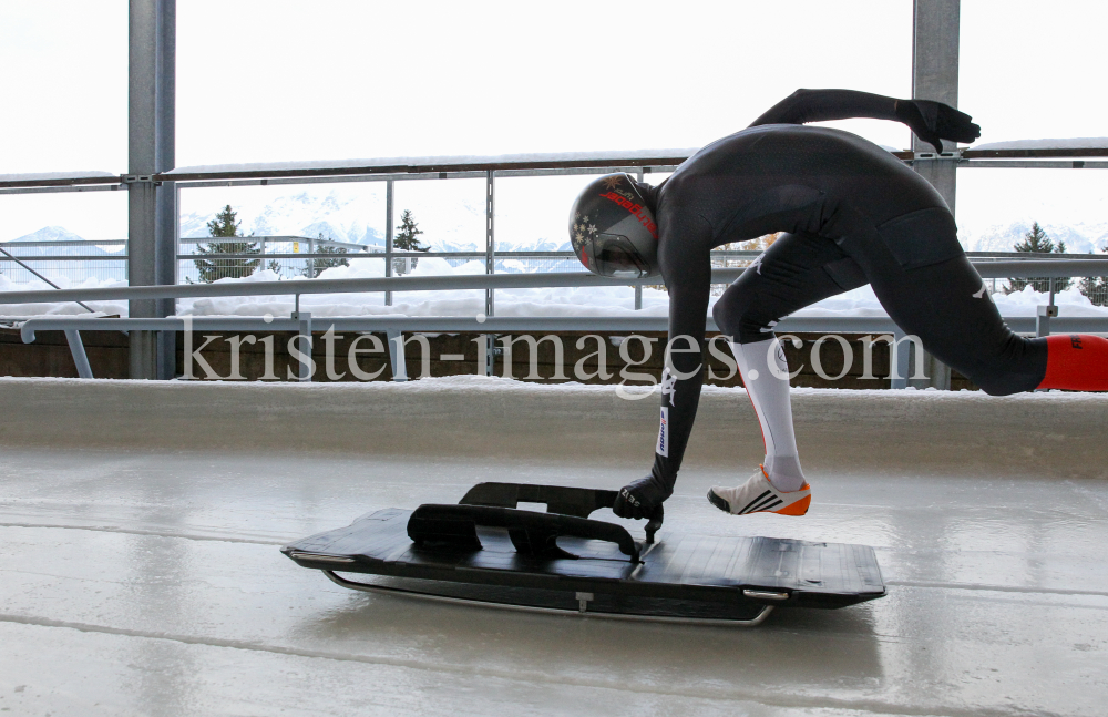 Janine Flock (AUT) / Skeleton / Bobbahn Innsbruck-Igls by kristen-images.com