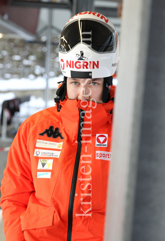 Samuel Maier (AUT) / Skeleton / Bobbahn Innsbruck-Igls by kristen-images.com