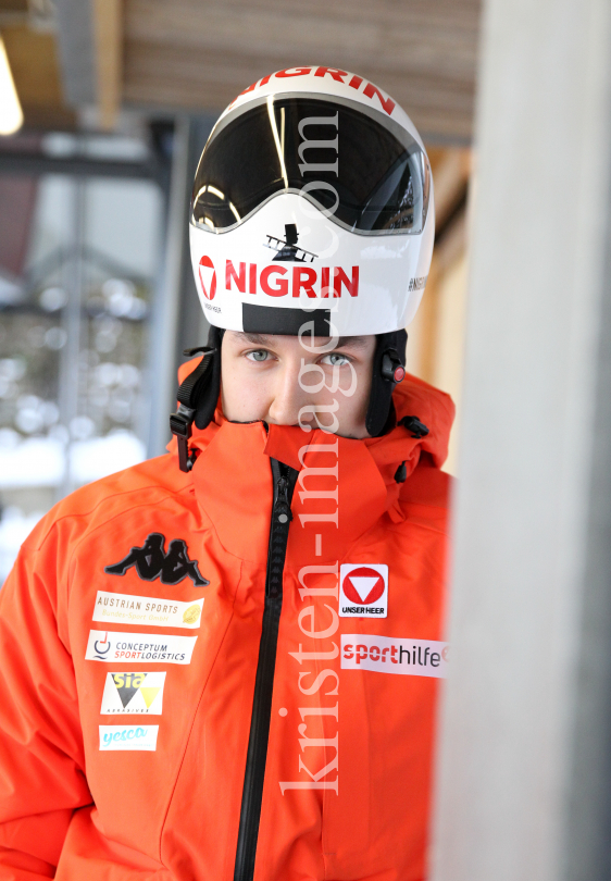 Samuel Maier (AUT) / Skeleton / Bobbahn Innsbruck-Igls by kristen-images.com