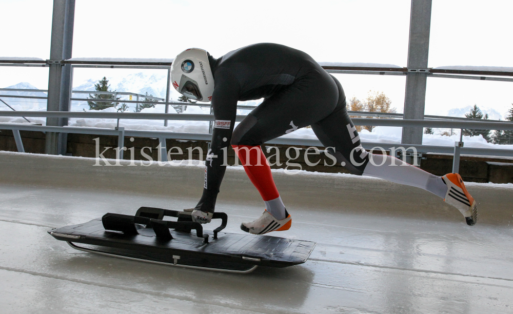 Samuel Maier (AUT) / Skeleton / Bobbahn Innsbruck-Igls by kristen-images.com