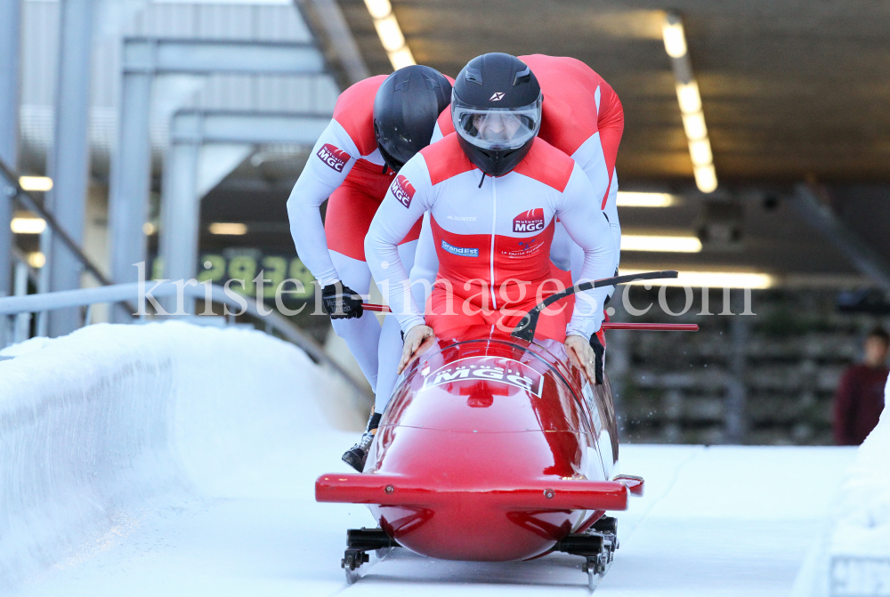 Bobbahn Innsbruck-Igls, Tirol, Austria / 4er Bob by kristen-images.com