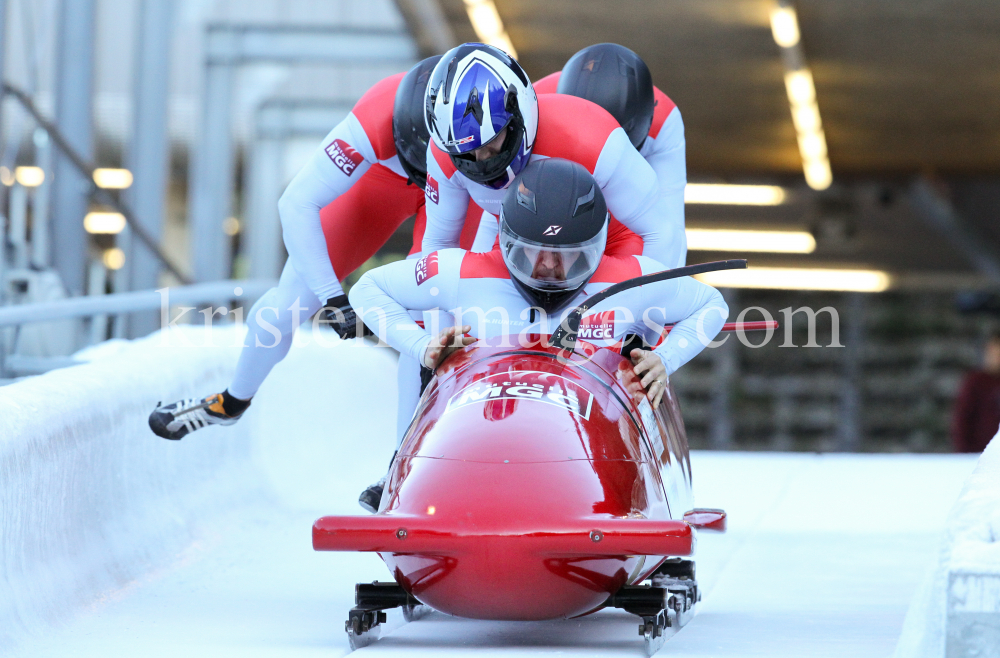 Bobbahn Innsbruck-Igls, Tirol, Austria / 4er Bob by kristen-images.com