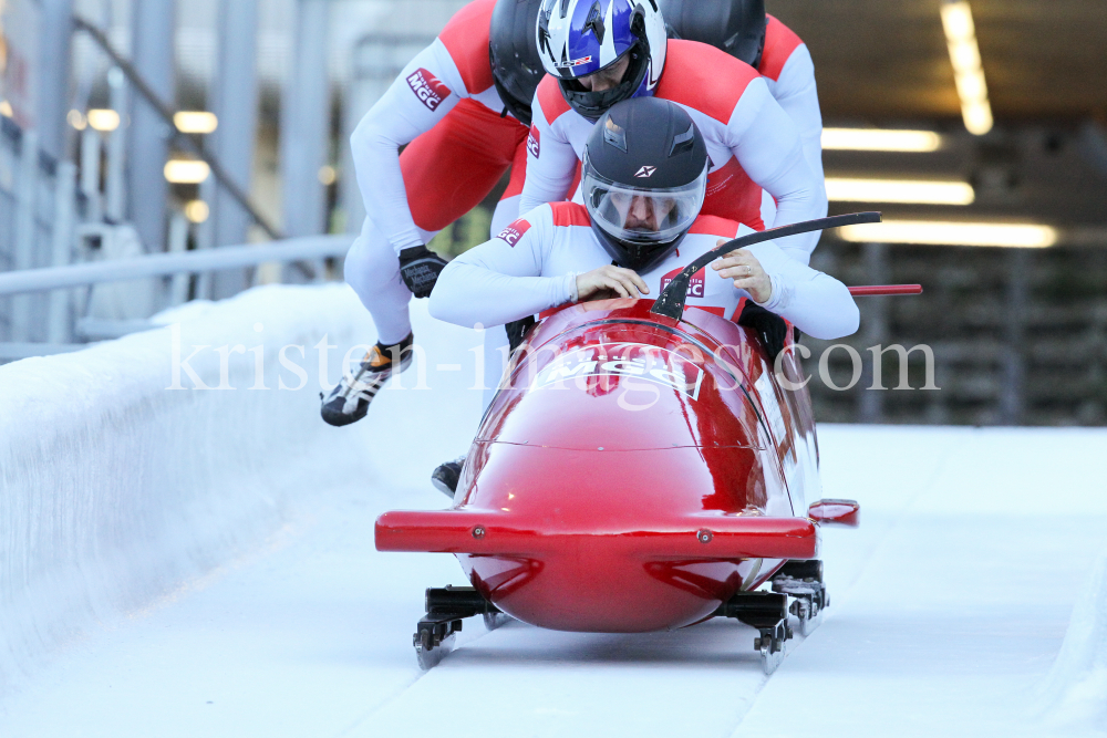 Bobbahn Innsbruck-Igls, Tirol, Austria / 4er Bob by kristen-images.com