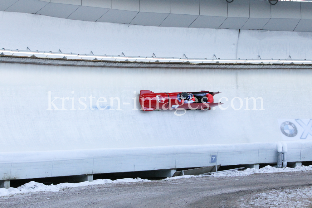 Bobbahn Innsbruck-Igls, Tirol, Austria / 4er Bob by kristen-images.com