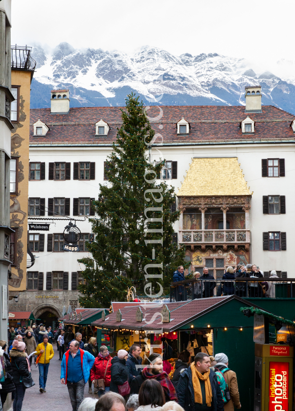 Christkindlmarkt Altstadt, Innsbruck, Tirol, Austria by kristen-images.com