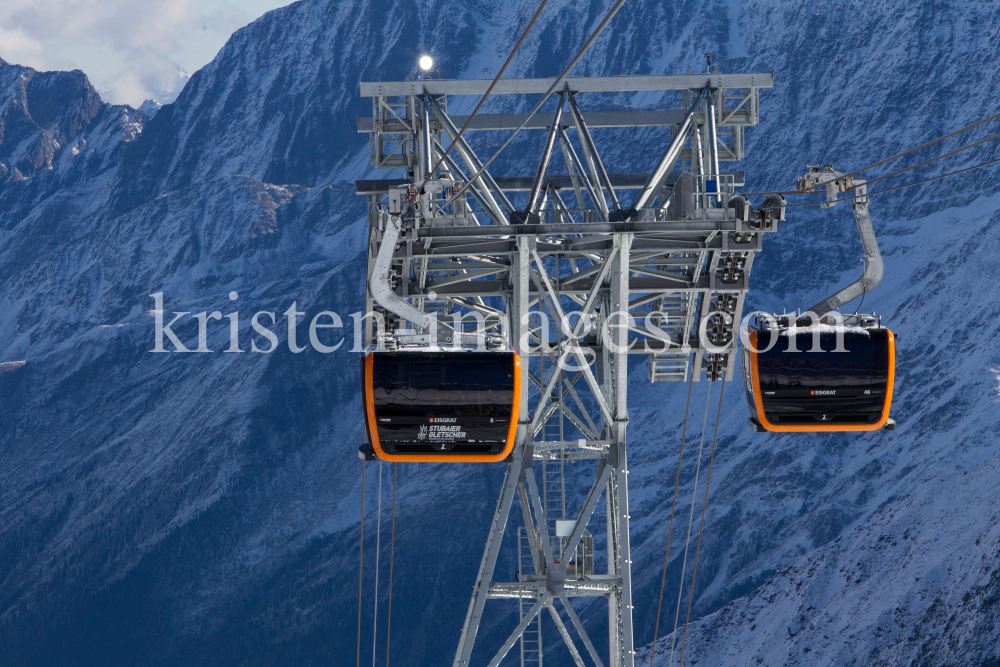 Stubaier Gletscher, Stubaital, Tirol, Austria / 3S Eisgratbahn by kristen-images.com