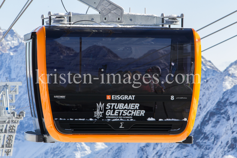 Stubaier Gletscher, Stubaital, Tirol, Austria / 3S Eisgratbahn by kristen-images.com