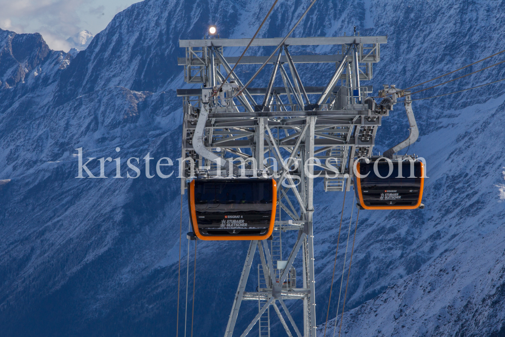 Stubaier Gletscher, Stubaital, Tirol, Austria / 3S Eisgratbahn by kristen-images.com